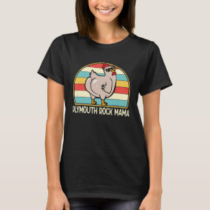 Plymouth Rock Mama Cute Chicken Mama Farmer Women T-Shirt