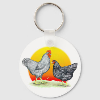 Plymouth Rocks: Sunrise Key Ring