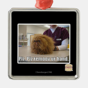 Plz remoov ur hand metal tree decoration
