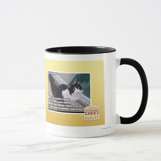 Plz to open door mug (Right)