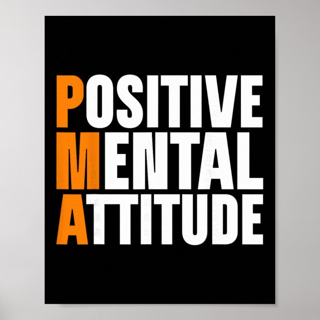 Pma Positive Mental Attitude _1  Poster (Front)