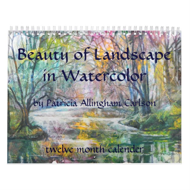 PMACarlson Beauty of Landscape Calender Calendar (Cover)