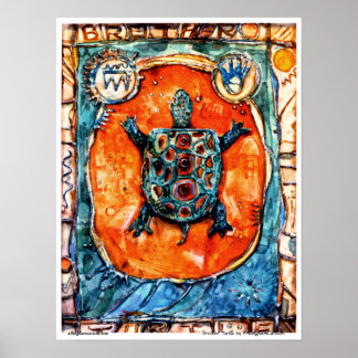 PMACarlson BrotherTurtle Poster