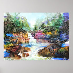 PMACarlson Buttermilk Falls III  Poster