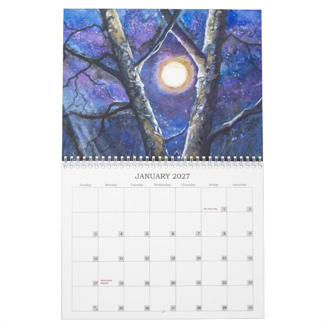 PMACarlson Dreaming Calender Calendar (Jan 2027)