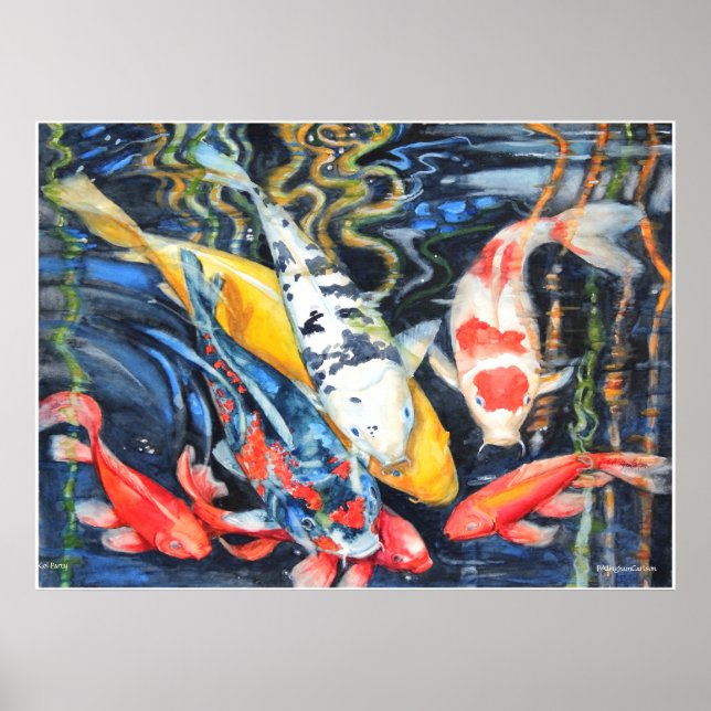 PMACarlson Koi Party Poster (Front)