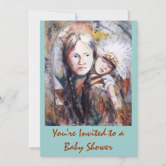 PMACarlson  Papoose Baby Shower Invitation