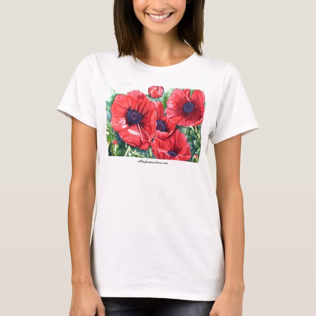 PMACarlson Poppies T-shirt (Front)