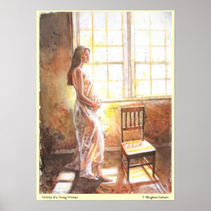 PMACarlson Portrait of a Young Woman Print