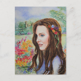 PMACarlson Princess Kate Sapphire Postcard