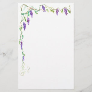 PMACarlson Wisteria Stationary Stationery
