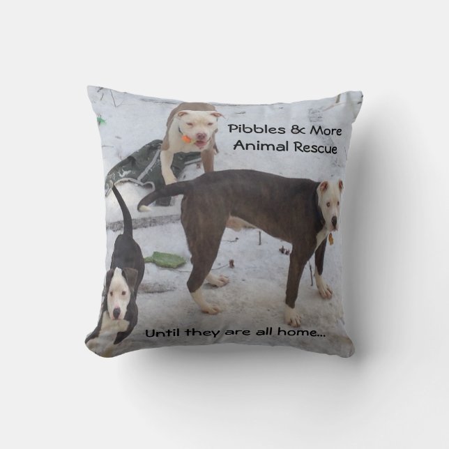 PMAR PILLOW, Adopt Dont Shop Cushion (Front)