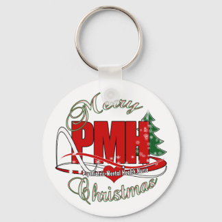 PMH Psychiatric-Mental Health Nurse CHRISTMAS Key Ring
