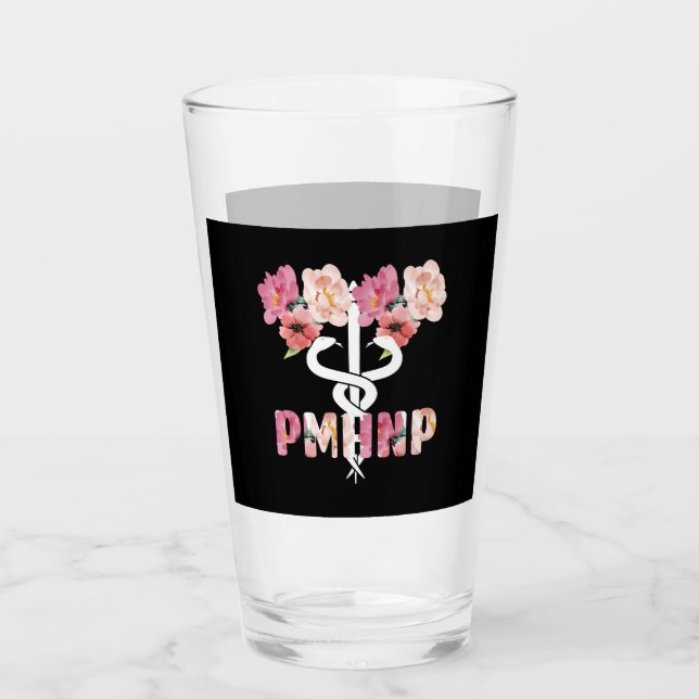 PMHNP Psychiatric Mental Health Nurse Practitioner Glass (Front)