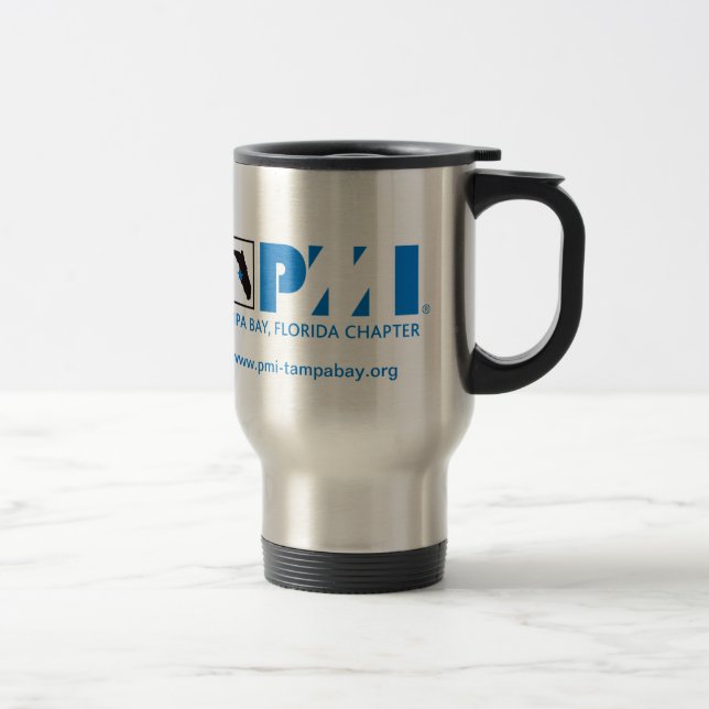 PMI Tampa Bay Chapter Travel Mug (Right)