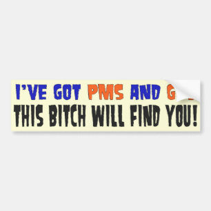 PMS AND GPS BUMPER STICKER