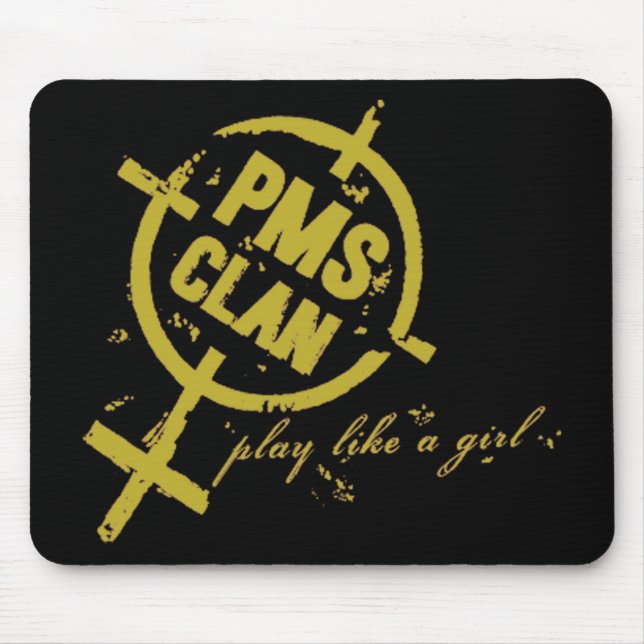 PMS Mousepad- Gold Logo Mouse Pad (Front)