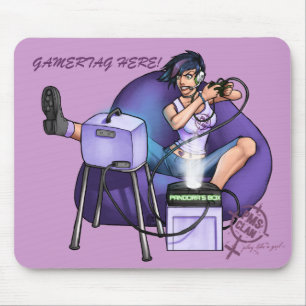 PMS Mousepad- Pandora's Box Purple Mouse Pad