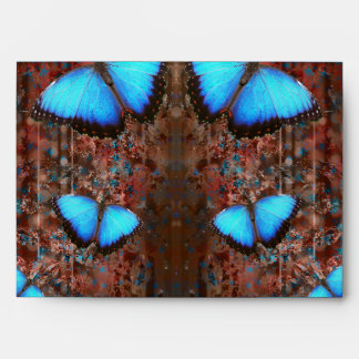 PN 15 Charming Blue Butterflies Envelope