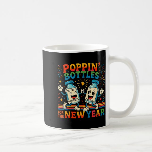 Pn’ Bottles For The New Year Funny Nurse Medical G Coffee Mug (Right)