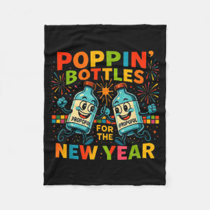 Pn’ Bottles For The New Year Funny Nurse Medical G Fleece Blanket