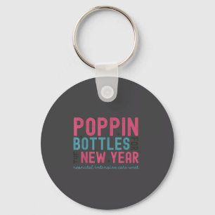 Pn Bottles For The New Year, Midwife New Year's Ev Key Ring