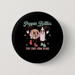 Pn Bottles For The New Year, Mother Baby Nurse 6 Cm Round Badge
