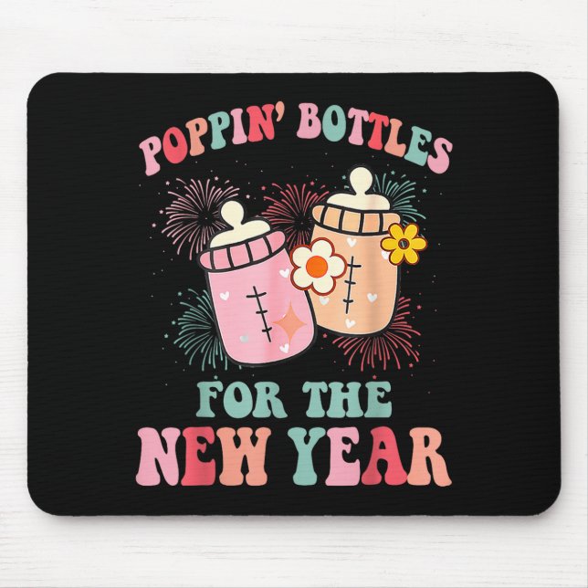 Pn’ Bottles For The New Year Nicu Nurse  Mouse Pad (Front)