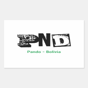 PND Pando Bolivia sticker