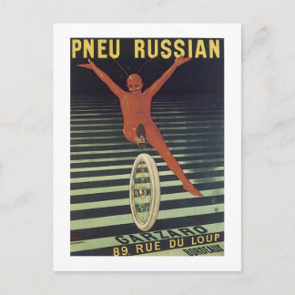 Pneu Russian Postcard