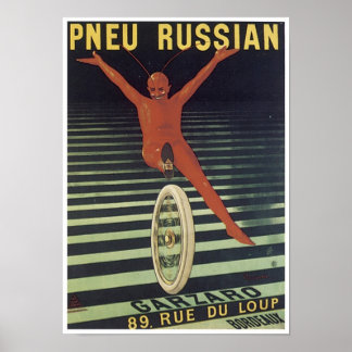 Pneu Russian Poster