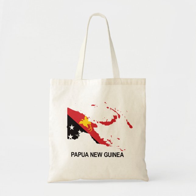 PNG map with flag Tote Bag (Front)