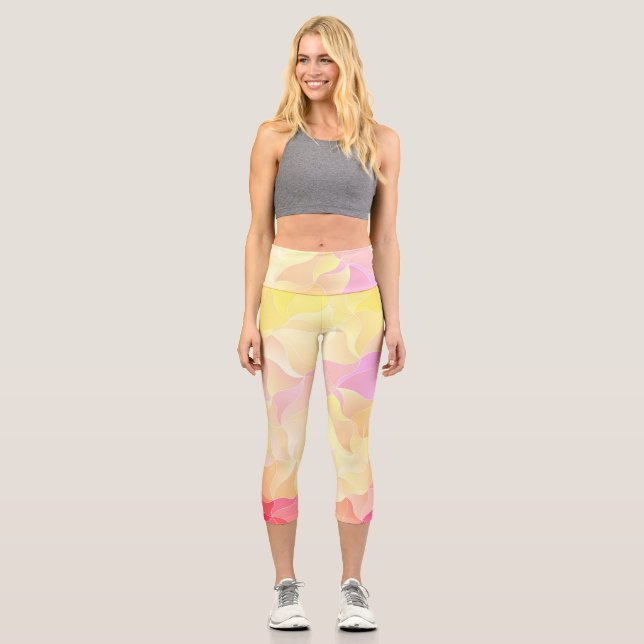 PNGTree abstract  Capri Leggings (Front)