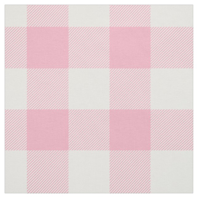 Pnk Buffalo Check Pattern Fabric (Swatch)