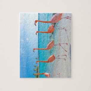 Pnk flamingos puzzle