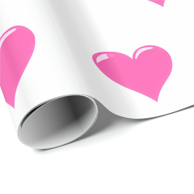 Pnk Heart Wrapping Paper (Roll Corner)