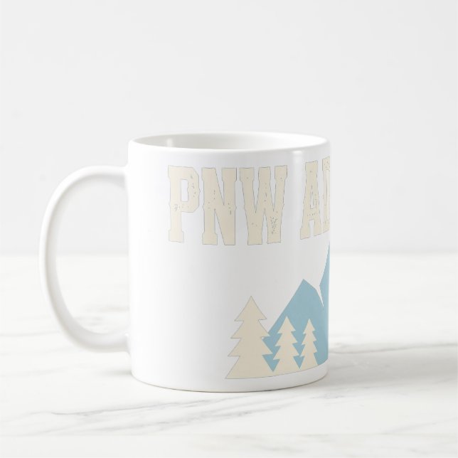 PNW Adventure Mug | PNW Mountain Tee (Left)