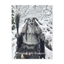 PNW Krampus Postcard