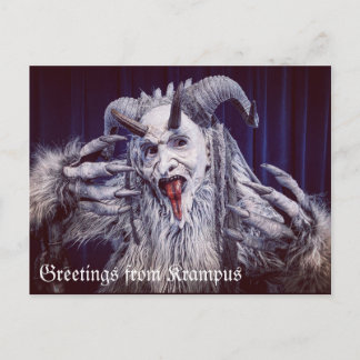 PNW Krampus Postcard
