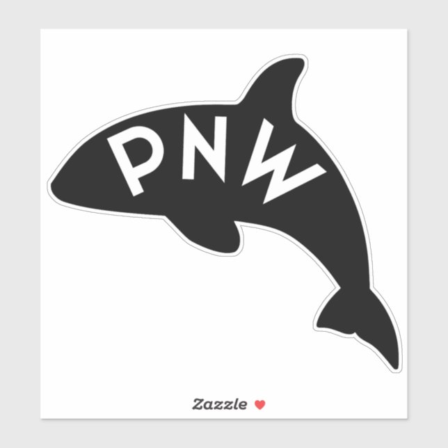 PNW Orca Decal Sticker (Sheet)