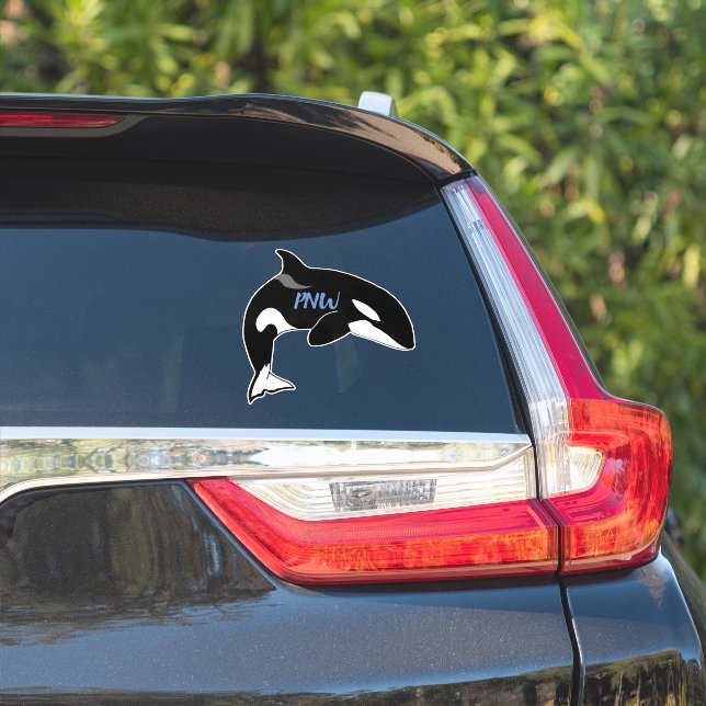 PNW Pacific Northwest Killer Whale Orca   (Car Side)