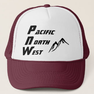 PNW Trucker Hat Vertical Lettering
