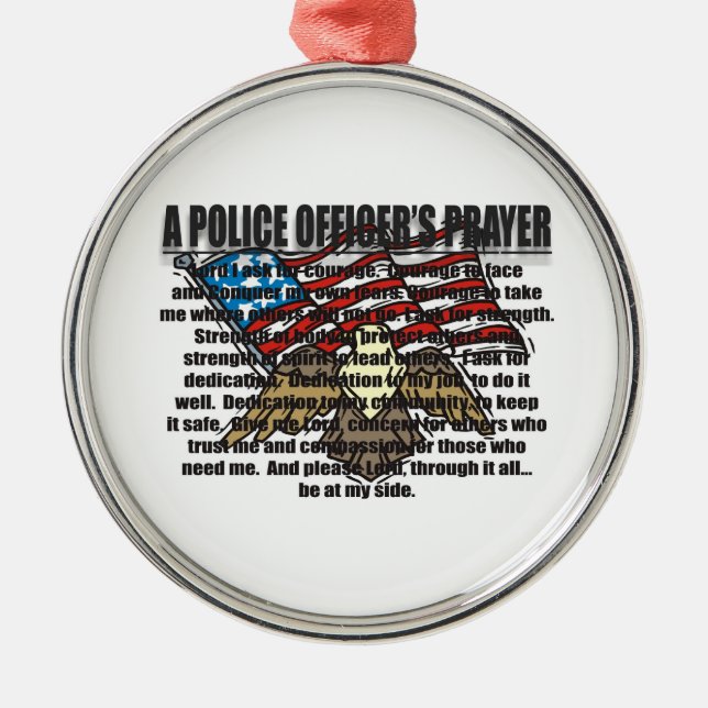 PO PRAYER METAL TREE DECORATION (Front)