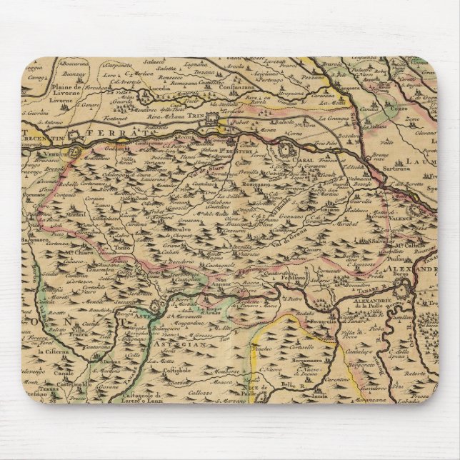 Po River Valley in Italy Mouse Pad (Front)