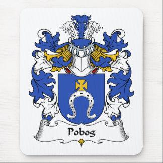 Pobog Family Crest Mouse Pad