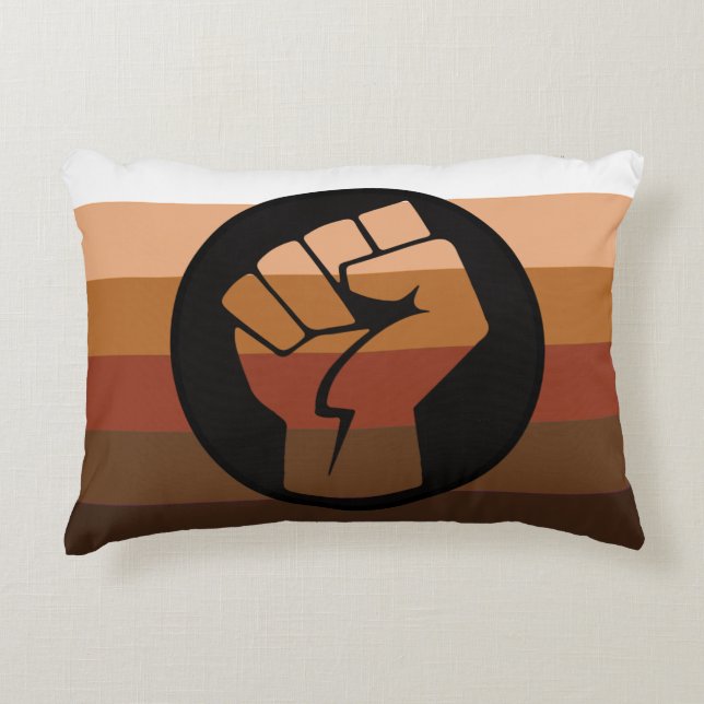 POC Pride Flag Decorative Cushion (Front)