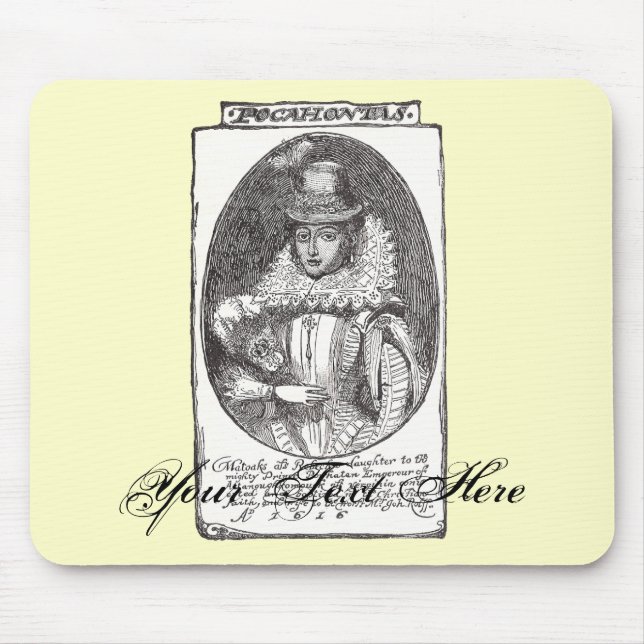 Pocahontas Mousepad (Front)