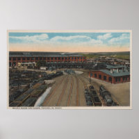 Pocatello, ID - Train Depot Round House &