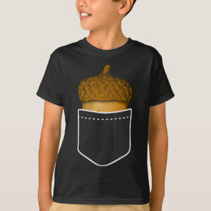 Pocket Acorn - Oak Nuts Fall Plants Nature Tee 