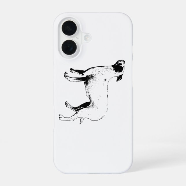 Pocket Armour, Looking Up iPhone 16 Case (Back)